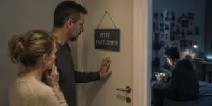 Jugendliche ziehen sich zurück